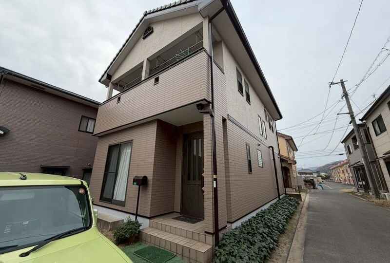 塗装完了後のお家