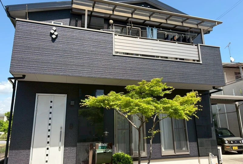 塗装完了後のお家